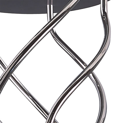 Mantra Aire 32.5cm Ceiling Round 6 Light G4 Vertical Arms, Polished Chrome, NOT LED/CFL Compatible