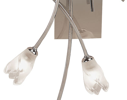 Mantra Pietra Ceiling/Wall Switched 6 Light G9, Polished Chrome