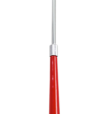 Mantra Ora 72cm Telescopic Convertible To Semi Flush 4 Light E27, Gloss Red/White Acrylic/Polished Chrome, CFL Lamps INCLUDED