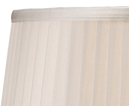 Diyas Willow Fabric Shade White 260/300mm x 190mm