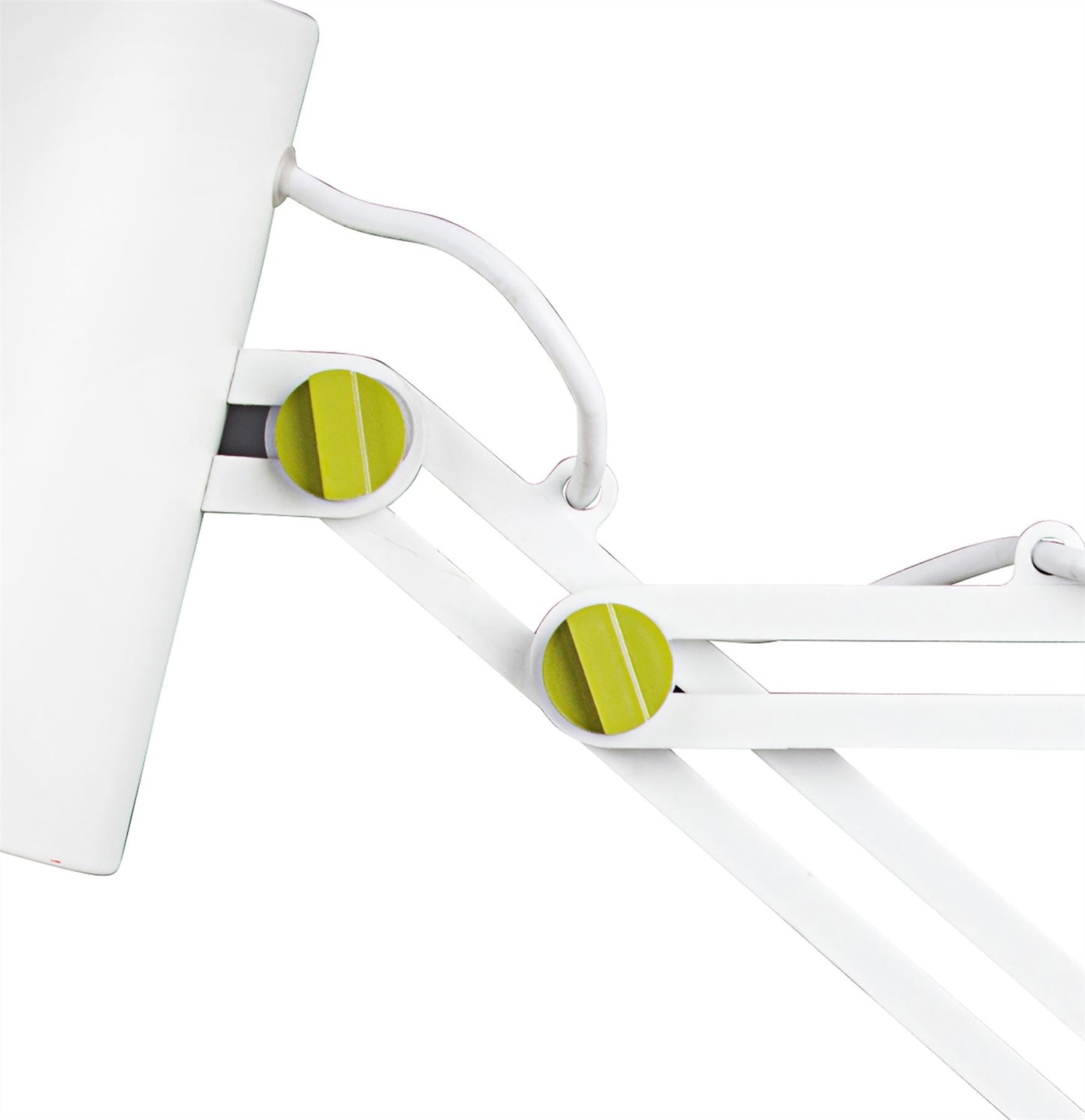 Mantra M3614 Looker Table Lamp 1 Light E27, Matt White/Green