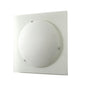 Diyas Zara Flush  Light Medium Square 2 Light Satin Nickel/Opal Glass Ceiling Light Fitting
