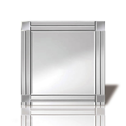 Diyas Home Matteo 60cm x 60cm Duel Cut Detailed Mirror (Can Only Be Shipped On A Pallet, Additional Charges May Apply.) Mirrors