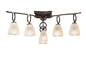 Mantra (0001 001) Oberture 60cm Ceiling 6 Light E14, Brown/Black Oxide