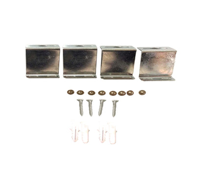 Techtouch Panel X2 Accessories Panel X2 Ecovision Suface Mount Kit 2 "Z" type: "Z" type sheet ironx4pcs, M3x7 screwx8pcs, screw anchorx4pcs, M4x25 screwx4pcs Recessed