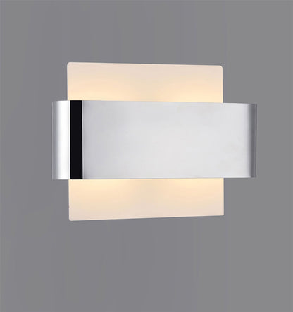 Deco Damo 2 Light G9 Flush Ceiling Light, White Base with Polished Chrome Centre Band