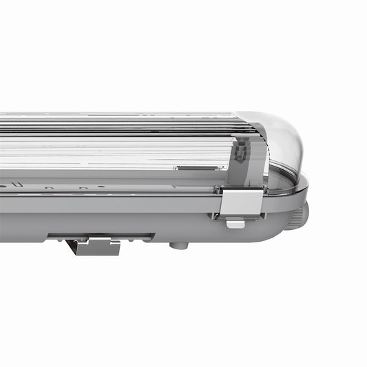 Techtouch Linesta 1.2m, Single Tube, IP65, Surface Mounted Fitting, Max 24W LED Tube (NOT SUPPLIED), 5yrs Warranty External