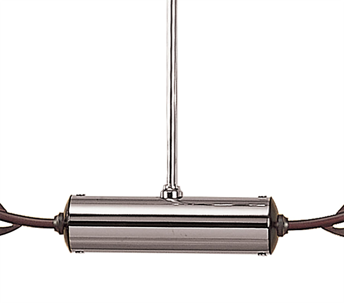 Mantra Holland Telescopic Linear Pendant Line 6 Light G9, Polished Chrome, Wenge