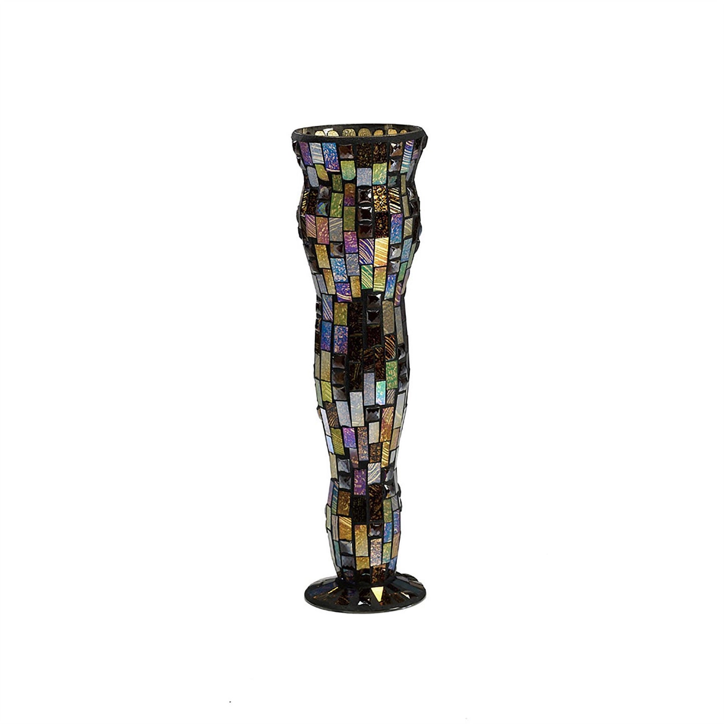 Diyas Home (DH) Luana Mosaic Vase Small Multi-Colour Mosaic