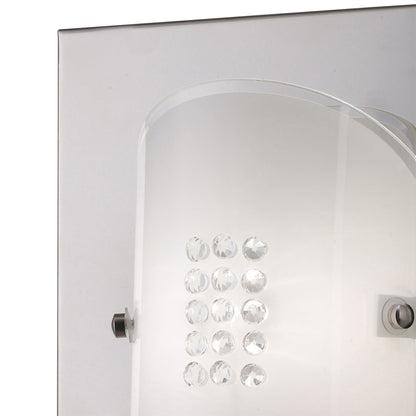Diyas Starlis Wall Light 1 Light G9 Polished Chrome/Glass/Crystal