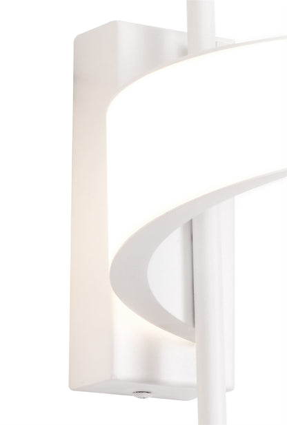 Mantra Tsunami 1 Light Spiral Wall Light, 12W LED, 3000K, 900lm, Sand White, 3yrs Warranty