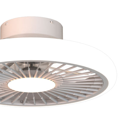 Turbo 51.2cm 55W LED Dimmable Ceiling Light With Built-In 30W DC Reversible Fan, White, 4100lm, 5yrs Warranty