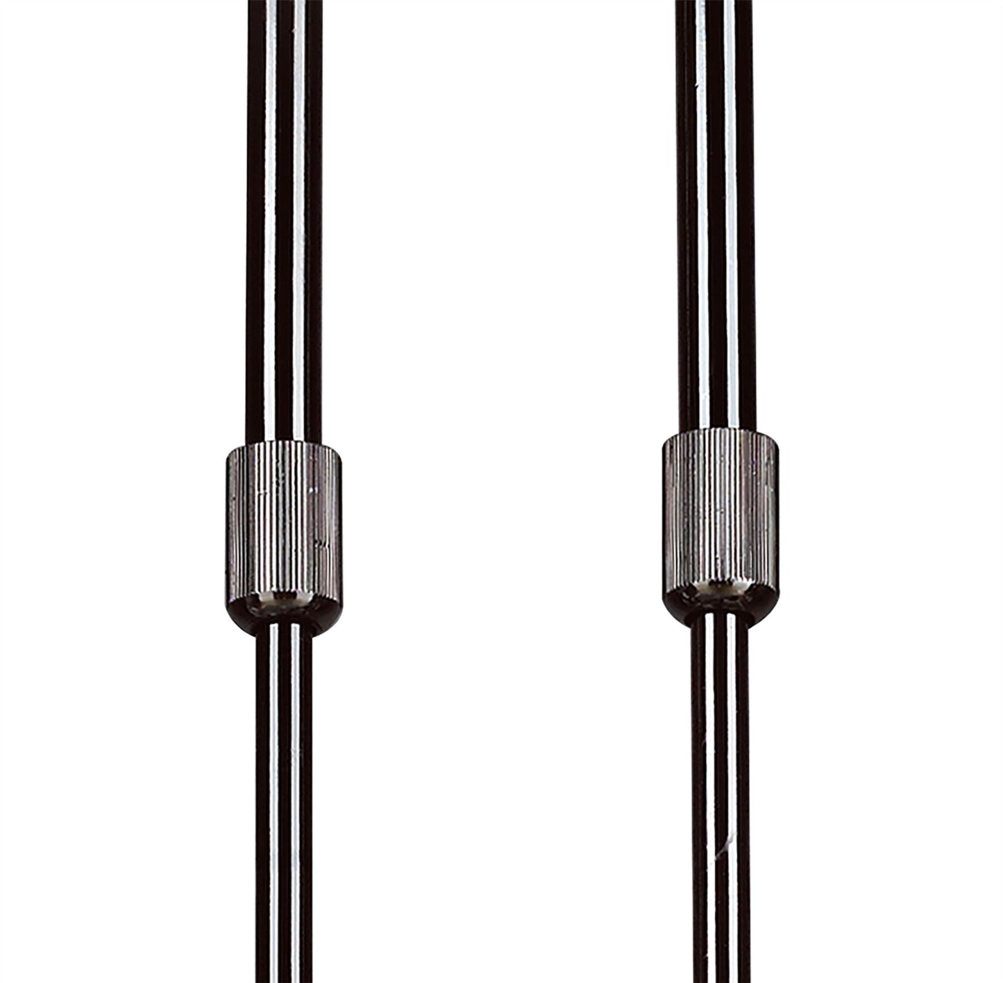 Mantra Amel Telescopic 4 Light L1, SGU10 Bar, Black Chrome, CFL Lamps INCLUDED