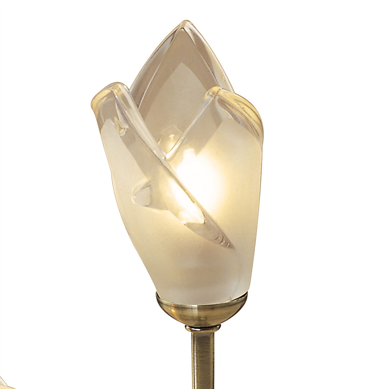 Mantra Pietra Table Lamp 2 Light G9, Antique Brass