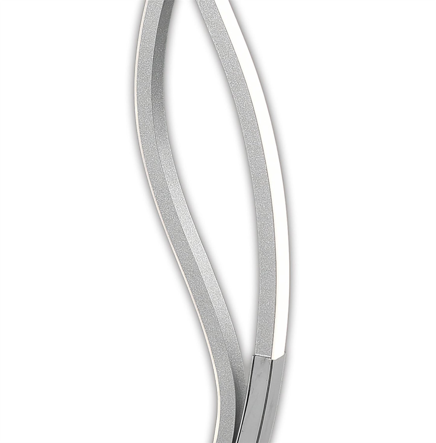 Mantra M6109 Corinto Table Lamp 55cm, 12W LED, 3000k, 960lm, Silver Chrome, Touch Dimmer, 3yrs Warranty
