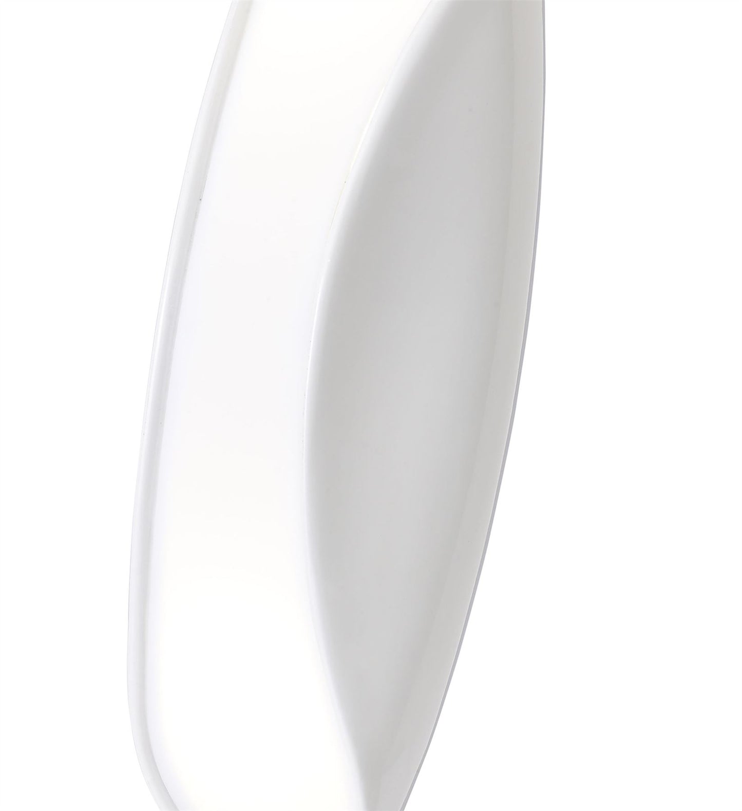 Mantra Pasion Table Lamp 2 Light E27, Gloss White/White Acrylic/Polished Chrome, CFL Lamps INCLUDED