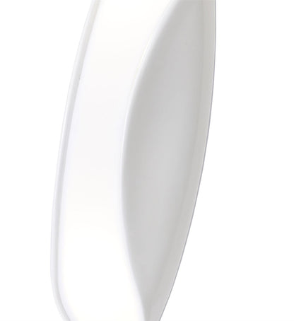 Mantra Pasion Table Lamp 2 Light E27, Gloss White/White Acrylic/Polished Chrome, CFL Lamps INCLUDED