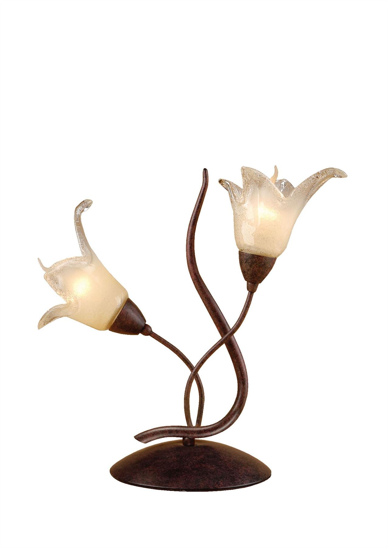 Mantra (0024 006) Florida Table Lamp 2 Light E14, Brown/Black Oxide