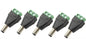 Techtouch LED Strips (Pack Of 5) male Dc Plug Adapter Strip