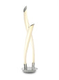 Mantra Armonia 2 Light Table Lamp, 18W LED, 3000K, 1350lm, Polished Chrome/Frosted Acrylic, 3yrs Warranty
