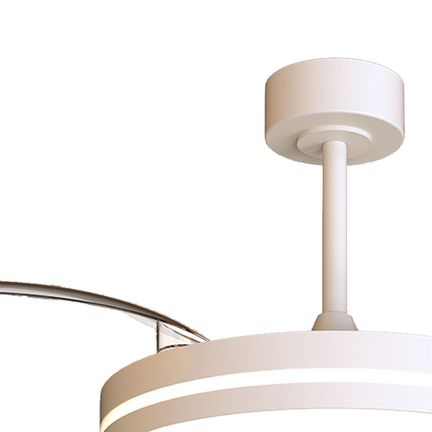 Villena M 49cm 36W LED Dimmable Ceiling Light With Built-In 28W DC Fan, 3000-5000K Remote Control, 5710lm, White, 5yrs Warranty