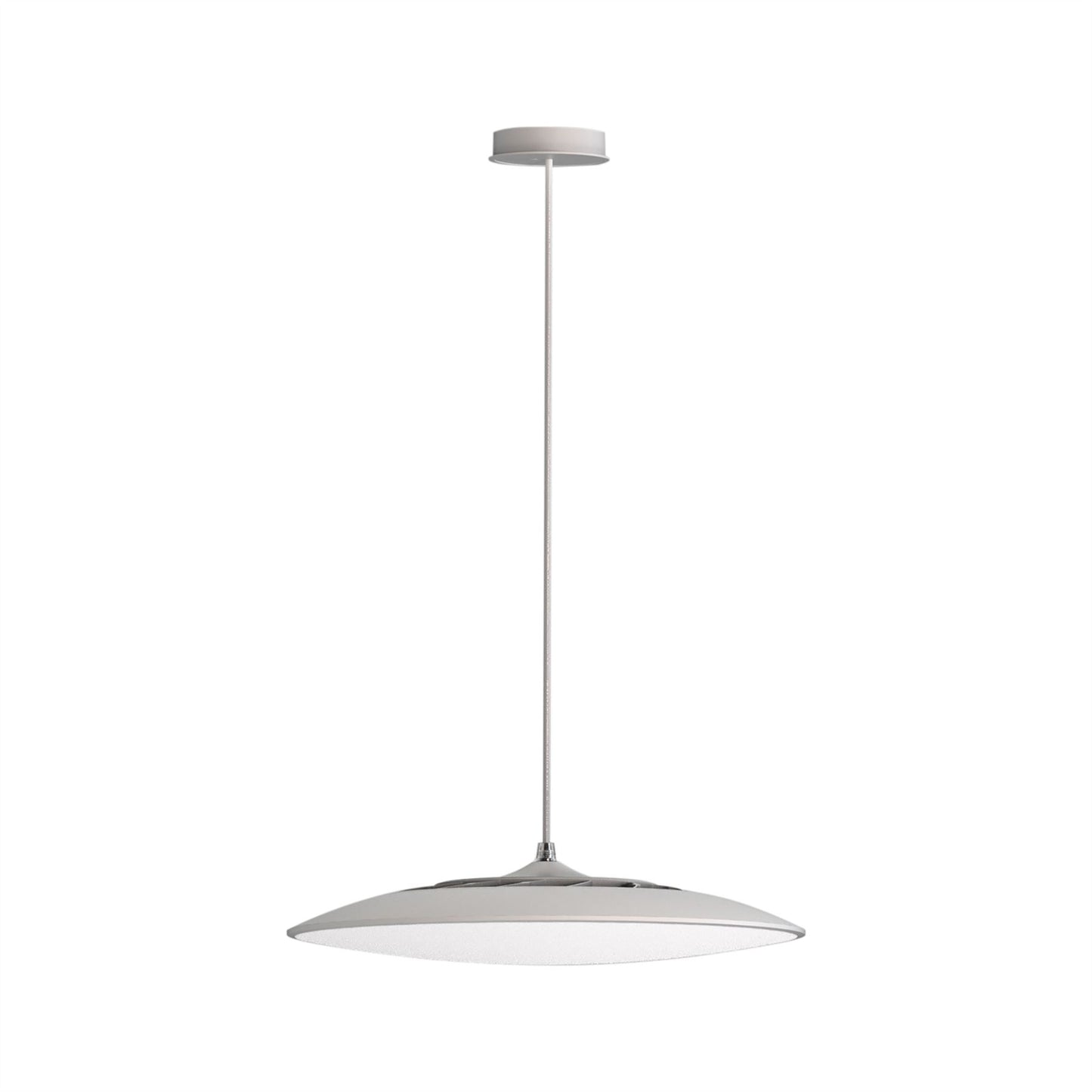 Mantra Slim Filippo Spot Light 3 Light LED Triangular 5W 3000K, 1300lm, Matt White/Polished Chrome, 3yrs Warranty