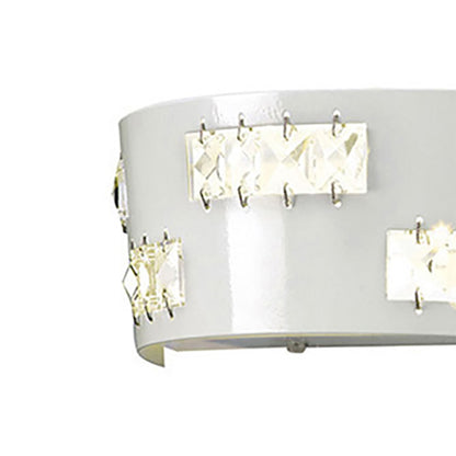Diyas Phoenix Wall Light 6 X 0.5W LED 4000K White/Crystal