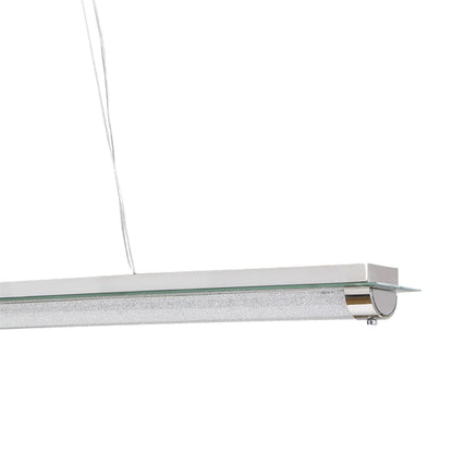 Mantra Fusion Tube Pendant 36W LED 4000K Polished Chrome/Mirror/Sand Diamond, 2800lm, 3yrs Warranty