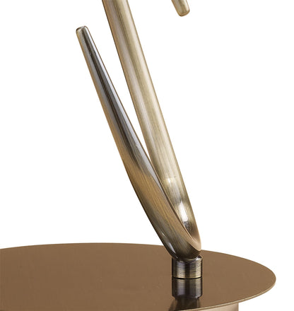 Mantra M1827 Loop Table Lamp 1 Light G9 ECO, Antique Brass