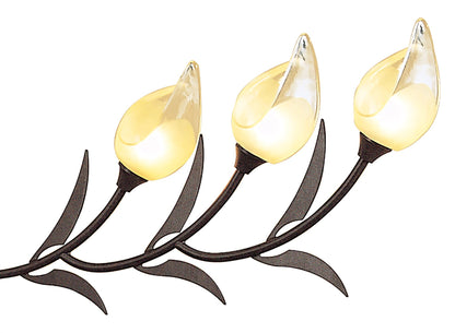 Mantra Holland Telescopic Pendant 9 Light G9, Brown/Black Oxide