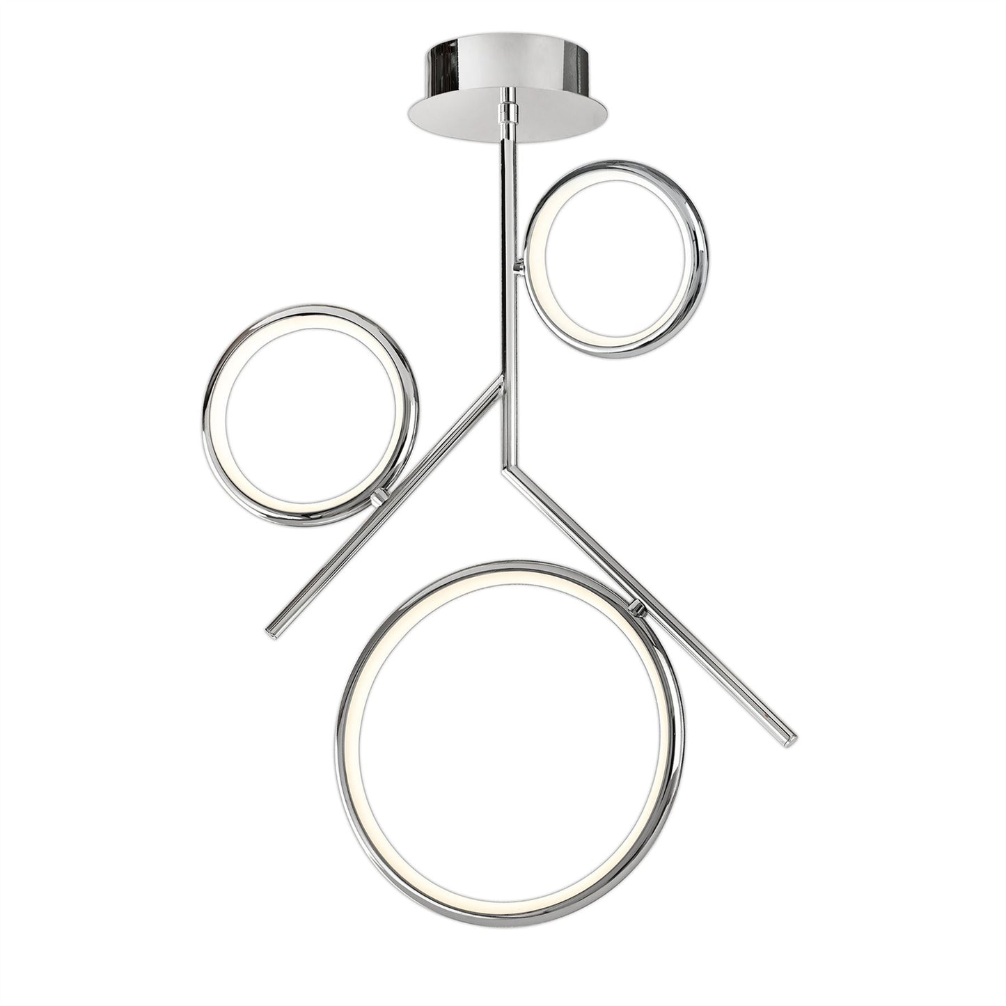 Mantra Olimpia Ceiling Light, 36W LED, 3000K, 2700lm, IP20, Chrome, 3yrs Warranty