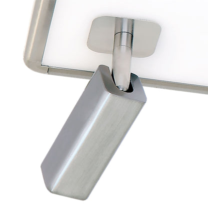 Mantra M5250 Ibiza Ceiling Light 4 Head with Backlit Light 40W LED Square Satin Nickel 4000K, 3000lm,, 3yrs Warranty