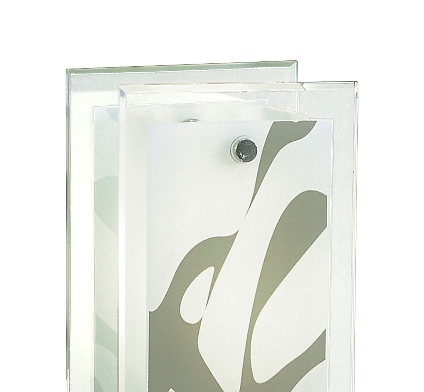 Mantra Euphoria Table Lamp 1 Light E27, Polished Chrome/Opal White Glass