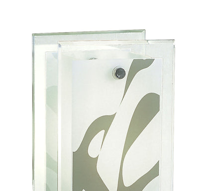Mantra Euphoria Table Lamp 1 Light E27, Polished Chrome/Opal White Glass