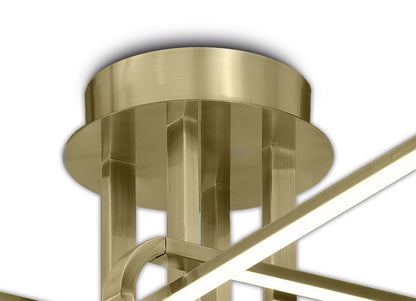 Mantra M6128 Cinto Ceiling 28W LED, 3000K, 2250lm, Antique Brass, 3yrs Warranty - M6128 Ceiling