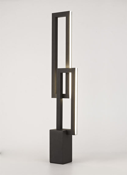 Mantra Fusion Mural Table Lamp, 18W LED, 3000K, 1380lm, IP20, Matt Black, 3yrs Warranty