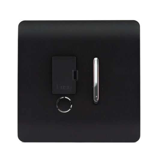 Trendi Artistic Modern Fused Spur Switch Matt Black Soft Touch - ART-FSSTB