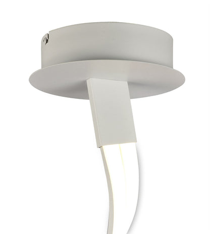 Mantra M6001 Nur Blanco Semi Ceiling 50W LED 3000K, 4000lm, Dimmable White/Frosted Acrylic, 3yrs Warranty - M6001 Ceiling