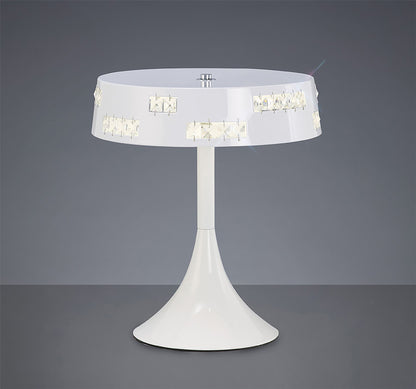 Diyas Phoenix Crystal Table Lamp 18 X 0.5W LED 4000K White