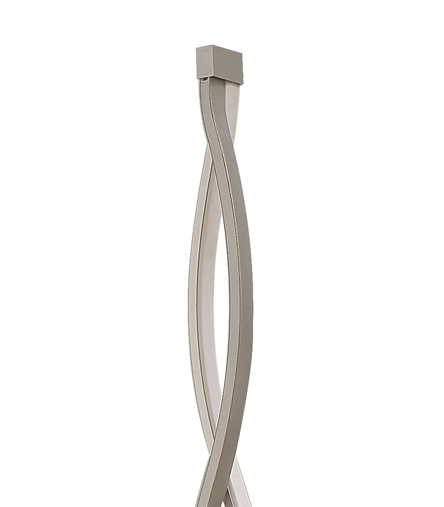 Mantra M4866 Sahara XL Floor Lamp 28W LED 3000K, 2200lm, Dimmable Silver/Frosted Acrylic/Polished Chrome, 3yrs Warranty