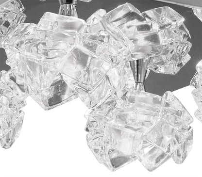Mantra M3954 Artic Ceiling 4 Light G9 Square, Polished Chrome