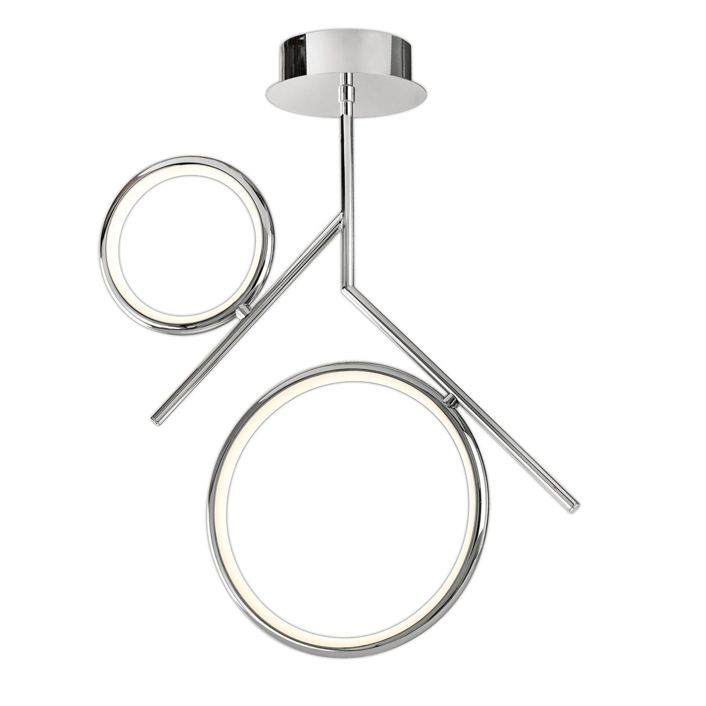 Mantra Olimpia Ceiling Light, 30W LED, 3000K, 2250lm, IP20, Chrome, 3yrs Warranty