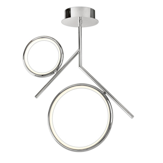 Mantra Olimpia Ceiling Light, 30W LED, 3000K, 2250lm, IP20, Chrome, 3yrs Warranty