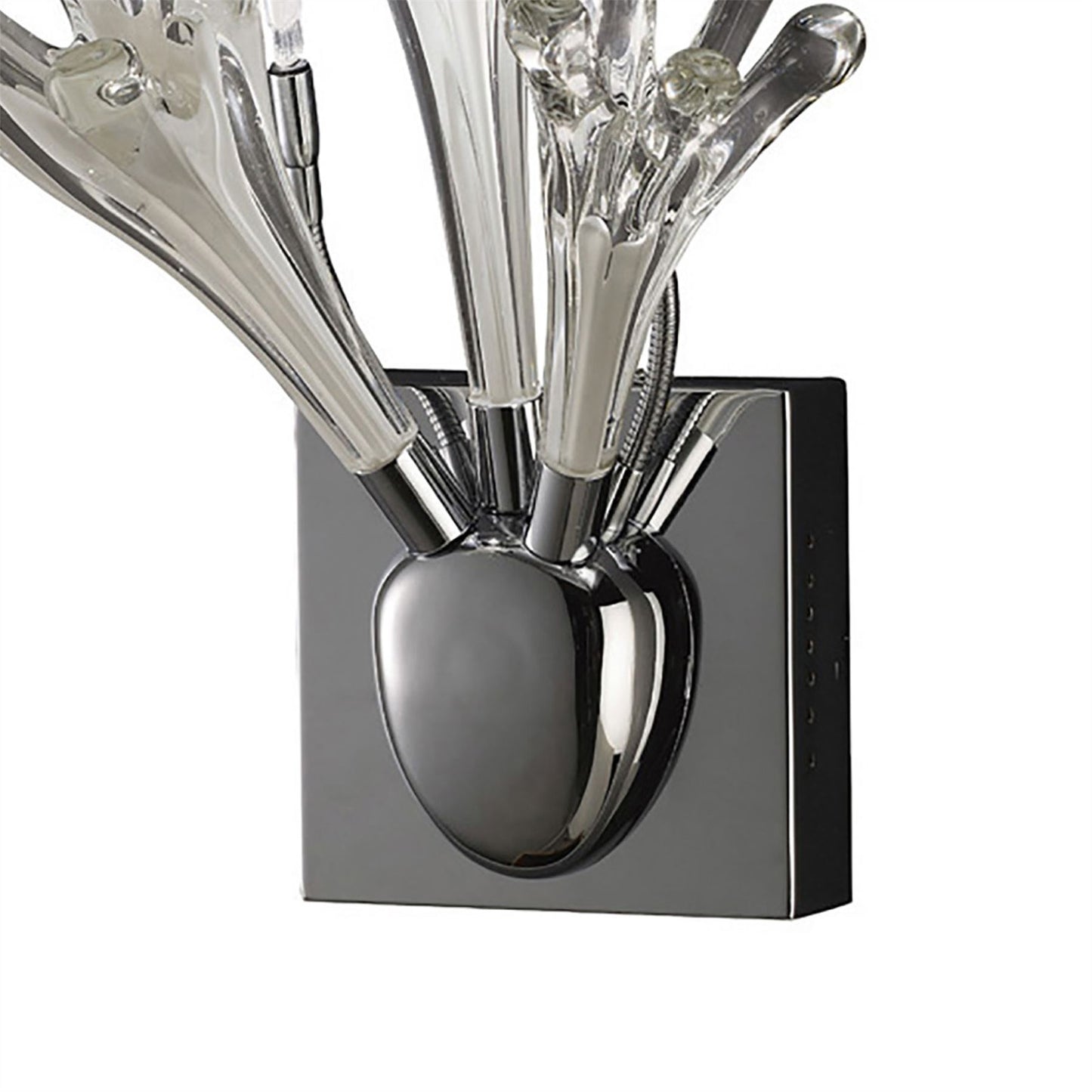 Diyas Love Wall Light 3 Light G4 Polished Chrome/White Glass, NOT LED/CFL Compatible