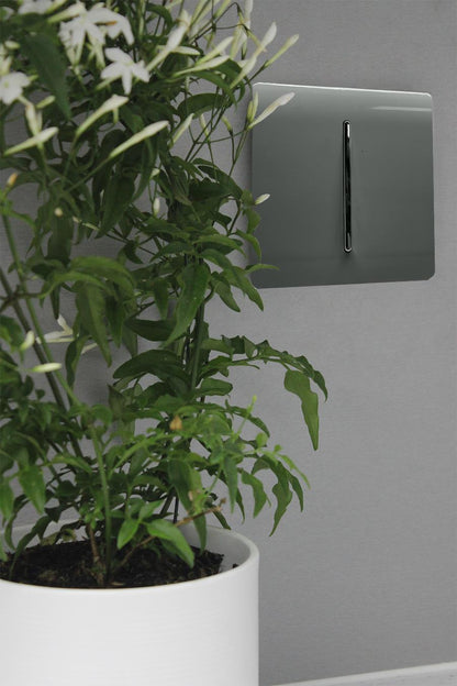 Trendi Artistic Modern Glossy Tactile Auto Retractive Door Bell Switch Charcoal