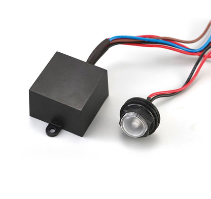 Deco Espial Remote Fixing 20mm Miniature Photocell IP65 20-70 Lux 5A Black - D0061 Ancillary