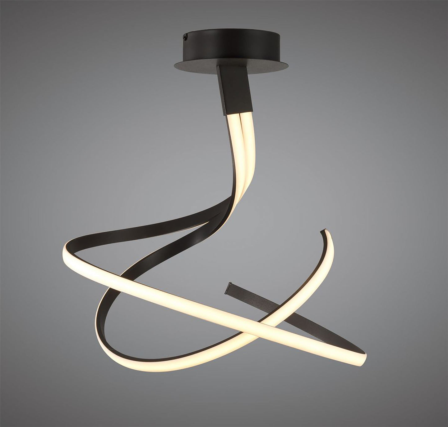 Mantra M5361 Nur Brown Oxide Semi Ceiling 50W LED 2800K, 4000lm, Frosted Acrylic/Brown Oxide, 3yrs Warranty - M5361 Ceiling