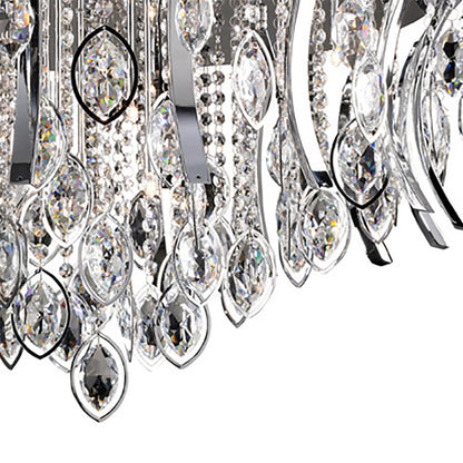 Diyas Mios 75cm  15 Light G4 Polished Chrome/Crystal, NOT LED/CFL Compatible Ceiling Light Fitting