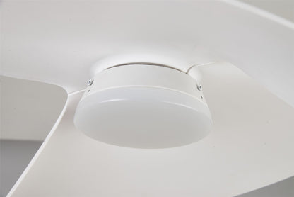 Ona 70cm 18W LED Dimmable Ceiling Light With Built-In 30W DC Fan, 3000-5000K Remote Control, 3600lm, White, 5yrs Warranty