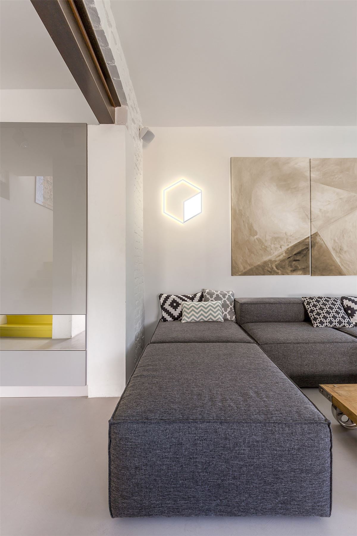 Mantra Fusion Kubick Ceiling/Wall Light Dimmable, 32W LED, 3000K, 1870lm, White, 3yrs Warranty